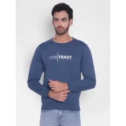 Crimsoune Club Blue Regular Fit Printed Sweatshirt-picture-33