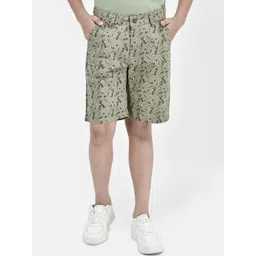Crimsoune Club Boys Abstract Printed Pure Cotton Shorts-picture-35