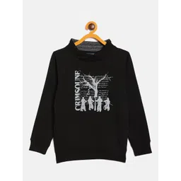 Crimsoune Club Boys Black Printed Sweatshirt-picture-53