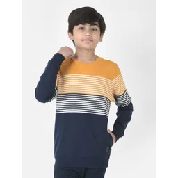 Crimsoune Club Boys Cotton Striped Sweatshirt-picture-17