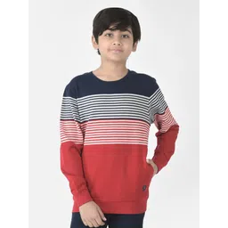 Crimsoune Club Boys Cotton Striped Sweatshirt-picture-18