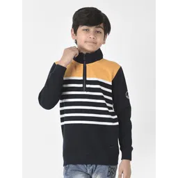 Crimsoune Club Boys Cotton Striped Sweatshirt-picture-19