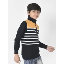 Crimsoune Club Boys Cotton Striped Sweatshirt image 5
