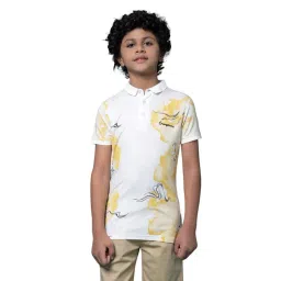 Crimsoune Club Boys Orange Regular Fit Self Design T-Shirt-picture-38