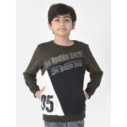 Crimsoune Club Boys Round Neck Printed Cotton Sweatshirt-picture-53