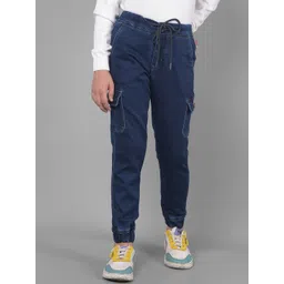 Crimsoune Club Boys Slim-Fit Clean Look Denim Cargo Joggers-picture-25