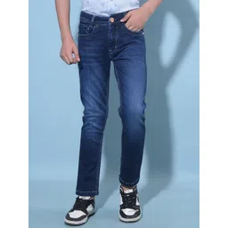Crimsoune Club Boys Slim Fit Clean Look Stretchable Jeans-picture-42
