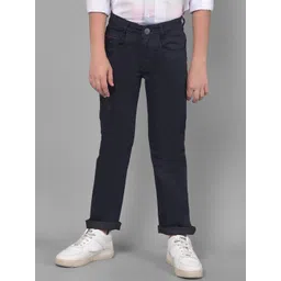 Crimsoune Club Boys Slim Fit Heavy Fade Stretchable Jeans-picture-39