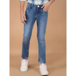 Crimsoune Club Boys Slim Fit Heavy Fade Stretchable Jeans-picture-17