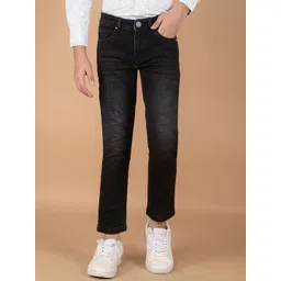Crimsoune Club Boys Slim Fit Heavy Fade Stretchable Jeans-picture-30