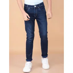 Crimsoune Club Boys Slim Fit Heavy Fade Stretchable Jeans-picture-33