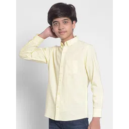 Crimsoune Club Boys Slim Fit Pure Cotton Casual Shirt-picture-24