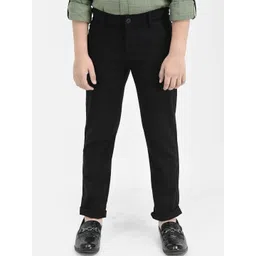 Crimsoune Club Boys Striped Slim Fit Chinos Trouser-picture-25