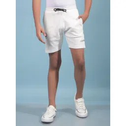 Crimsoune Club Boys White Regular Fit Shorts-picture-48