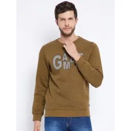 Crimsoune Club Brown Regular Fit Printed Sweatshirt-picture-25