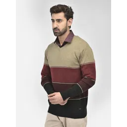 Crimsoune Club Colourblocked Long Sleevess Pullover image 5