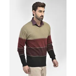 Crimsoune Club Colourblocked Long Sleevess Pullover image 2