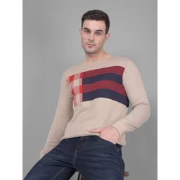 Crimsoune Club Colourblocked Round Neck Long Sleeves Pullover Sweatshirt-picture-17