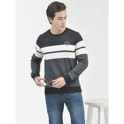 Crimsoune Club Colourblocked Round Neck Long Sleeves Pullover Sweatshirt-picture-16