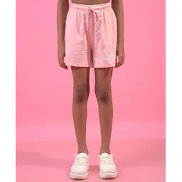 CRIMSOUNE CLUB Cotton Woven Hot AIr Balloon Embroidered Shorts - Pink-picture-12