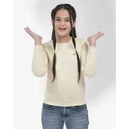 crimsoune club Crew-Neck Sweatshirt with Logo Print-picture-17