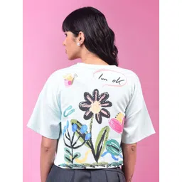Crimsoune Club Floral Printed Slim Fit T-shirt-picture-13