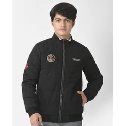 crimsoune club Full-Sleeve Zip-Front Bomber Jacket-picture-30