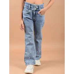 Crimsoune Club Girls Bootcut High-Rise Jeans-picture-13