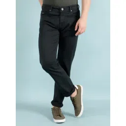 Crimsoune Club Green Cotton Slim Fit Jeans-picture-27