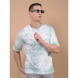 Crimsoune Club Green Cotton Slim Fit Printed T-Shirt-picture-28