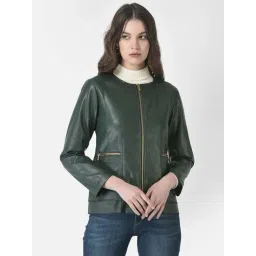 Crimsoune Club Green Leather Jacket-picture-23