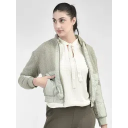 Crimsoune Club Green Regular Fit Cropped Jacket-picture-20