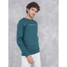 Crimsoune Club Green Regular Fit Logo Printed Sweatshirt-picture-27