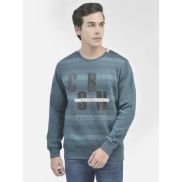 Crimsoune Club Green Regular Fit Printed Sweatshirt-picture-25