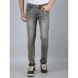Crimsoune Club Grey Blended Slim Solid Jeans-picture-33