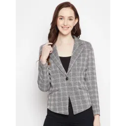 Crimsoune Club Grey Checks Blazer-picture-46