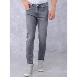 Crimsoune Club Grey Slim fit Solid Jeans-picture-26