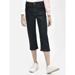 Crimsoune Club Kids Black Solid Jeans-picture-15