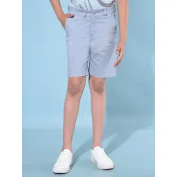 Crimsoune Club Kids Blue Solid Shorts-picture-20