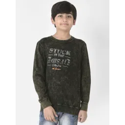 Crimsoune Club Kids Green Cotton Printed Full Sleeves Sweatshirt-picture-13