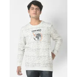 Crimsoune Club Kids Grey Printed Full Sleeves Sweatshirt-picture-46