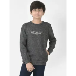 Crimsoune Club Kids Grey Printed Full Sleeves Sweatshirt-picture-45