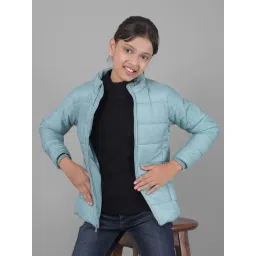 Crimsoune Club Kids Mint Green Regular Fit Full Sleeves Jacket-picture-38