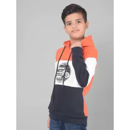 Crimsoune Club Kids Multicolor Color Block Full Sleeves Sweatshirt-picture-11