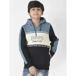 Crimsoune Club Kids Navy & Black Printed Full Sleeves Sweatshirt-picture-21