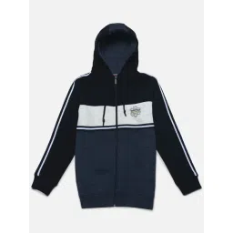 Crimsoune Club Kids Navy & Off-White Printed Full Sleeves Sweatshirt-picture-23