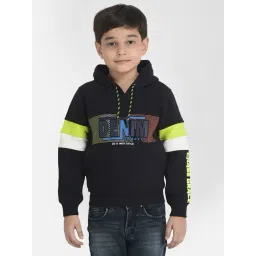 Crimsoune Club Kids Navy Printed Sweatshirt-picture-30