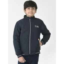 Crimsoune Club Kids Navy Regular Fit Full Sleeves Jacket-picture-14