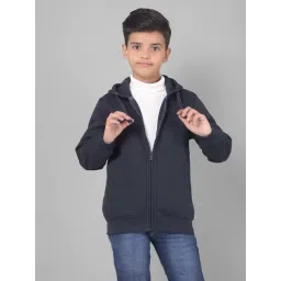 Crimsoune Club Kids Navy Regular Fit Full Sleeves Sweatshirt-picture-27