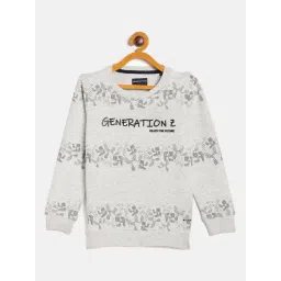 Crimsoune Club Kids Off White Printed Sweatshirt-picture-47